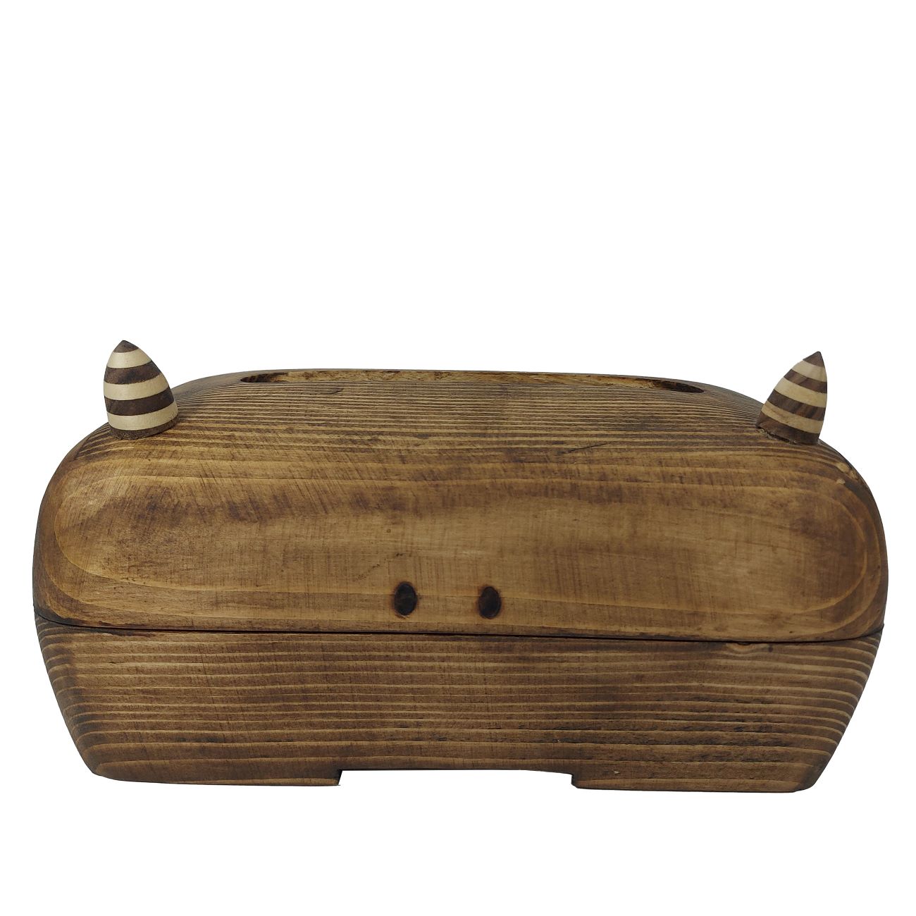 Creative Wooden Tissue Box Cover Handmade - Kind Monster Design