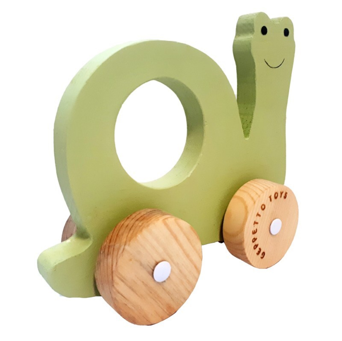 لعبة الحلزون الخشبية من زيبِتُويز – لعبة صديقة للبيئة ومصنوعة يدوياً للأطفال الصغار