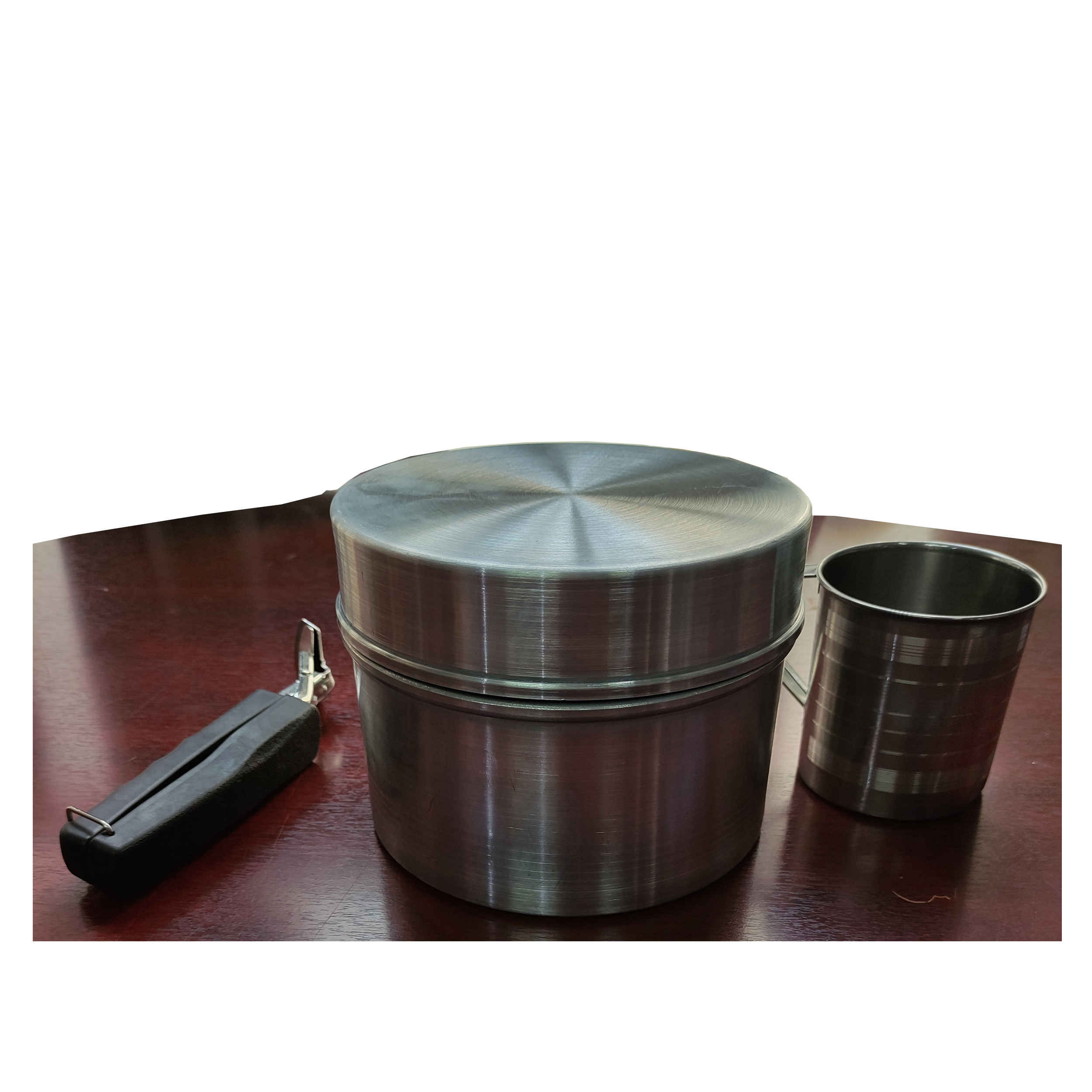 Outdoor Cookware Set – 4-Piece Compact Mess Kit for Hiking, Backpacking, Travel