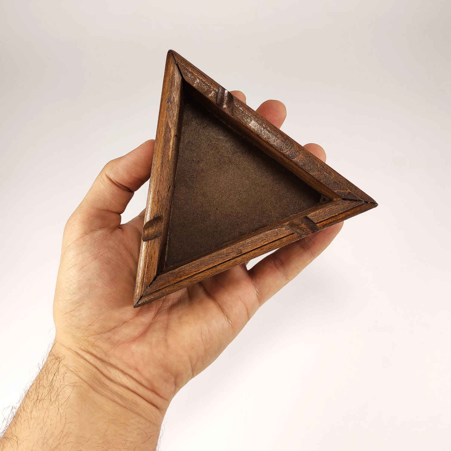 Rustic Wood Ashtray for Home or Cabin – Stylish Tabletop Smoking Accessory