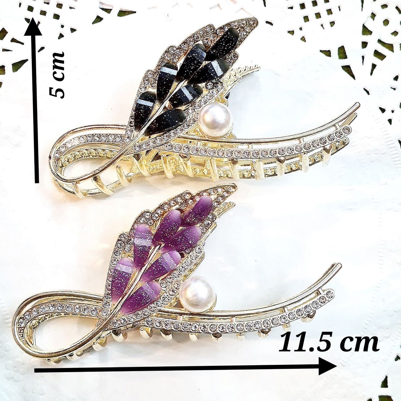 مشابك شعر مذهلة لجمال سهل، تضيف لمسة من البريق والأناقة