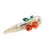Womens-Hair-Clip-–-Formal-Rhinestone-Cherry-Design-Set-of-2-3