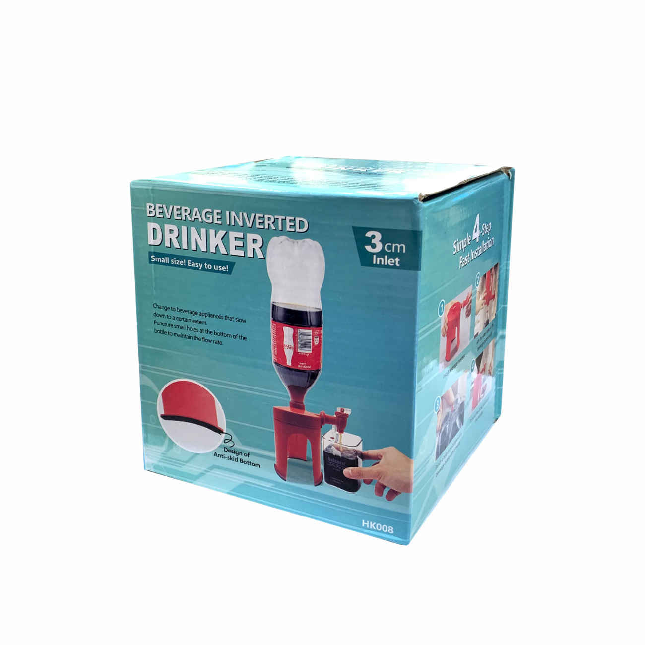 Thumbnail 4: حامل زجاجات للمياه والمشروبات في مطبخك أو مخزنك