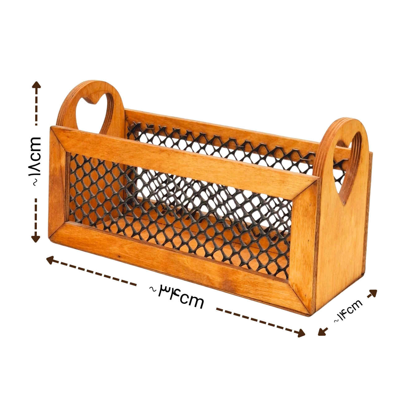 Thumbnail 2: حامل زجاجات زخرفي بتصميم مقبض على شكل قلب – مناسب للماء والعصائر والمشروبات