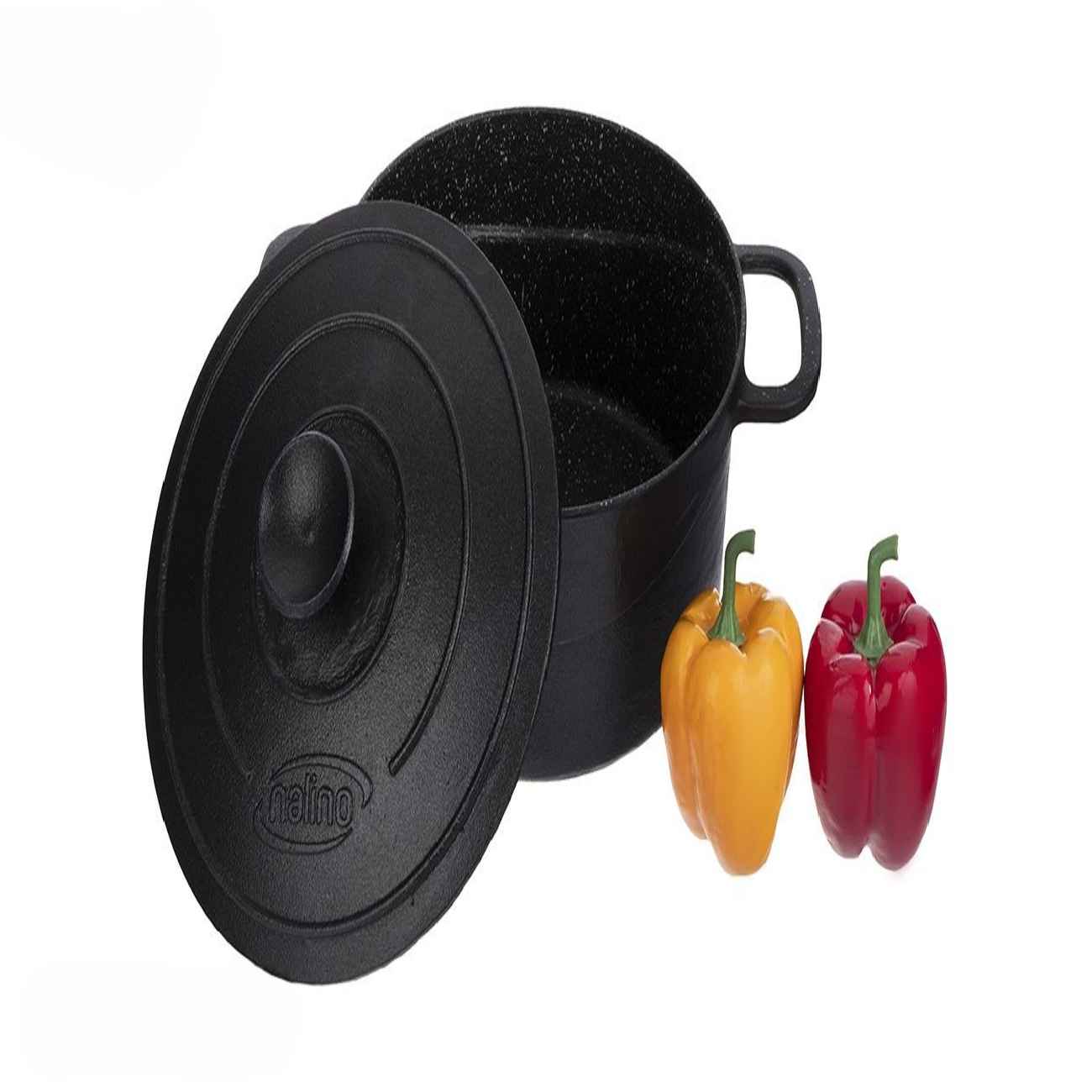 Heavy-Duty Cast Iron Cooking Pot – Perfect for Stews, Soups & Braising