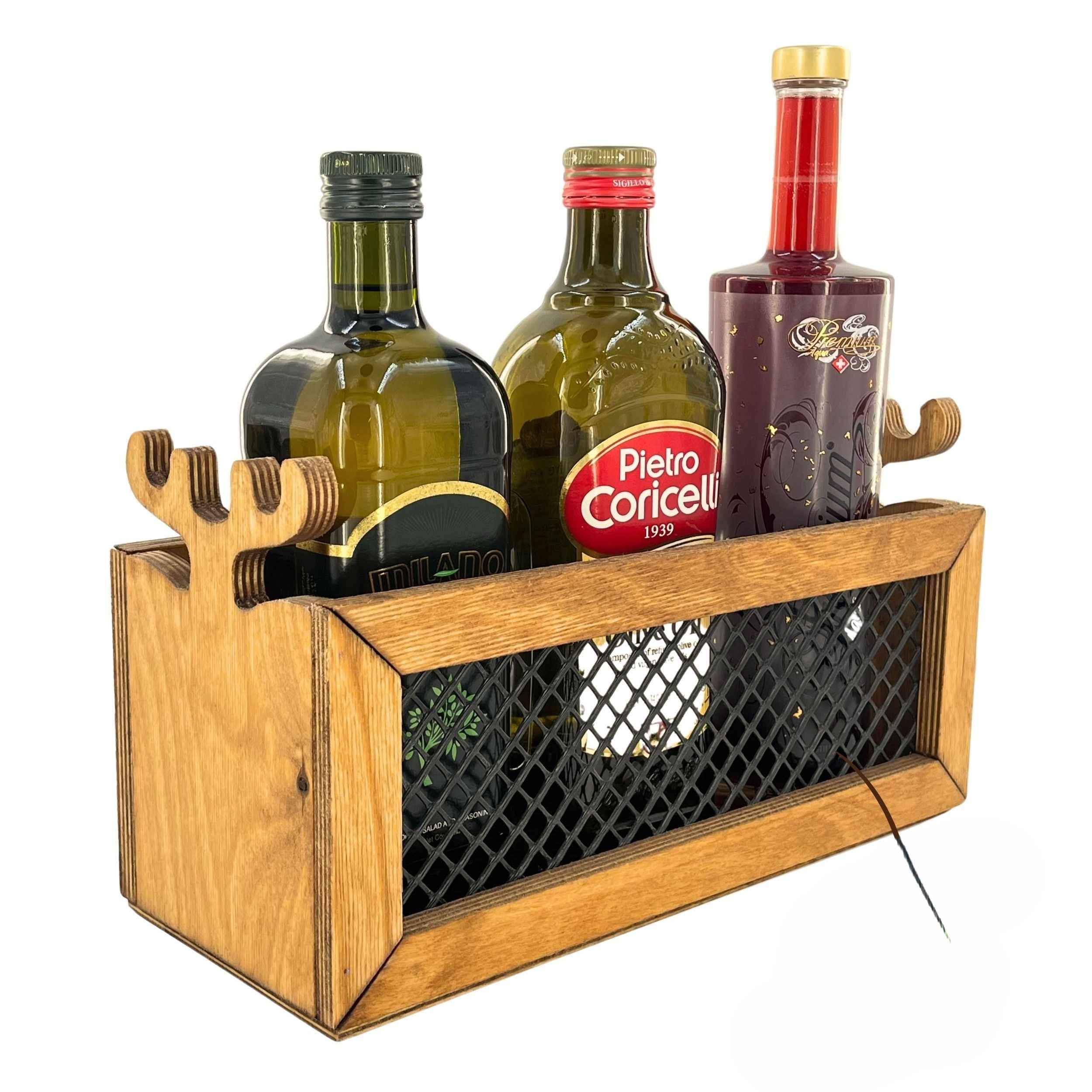 Thumbnail 4: رف زجاجات متعدد الأغراض لتخزين الماء والعصائر والمشروبات الغازية في أي مكان في منزلك