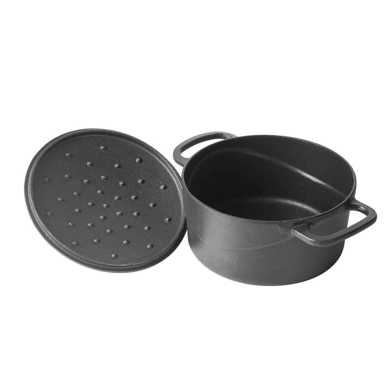 Pre-Seasoned Cast Iron Pot Size 20 – Ideal for Slow Cooking & Baking