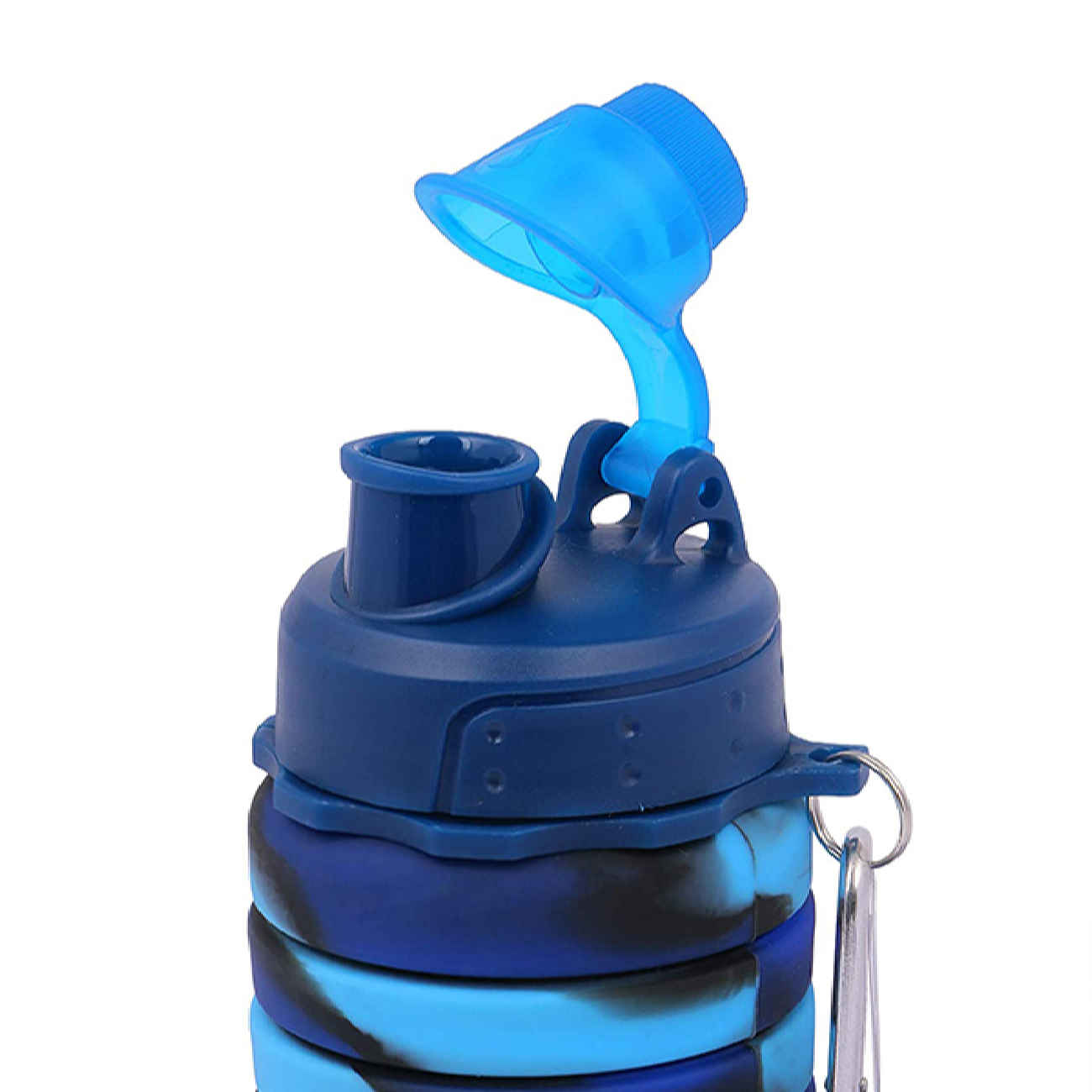 Thumbnail 8: زجاجة مياه سيليكون للأطفال – آمنة، قابلة للطي وسهلة الحمل