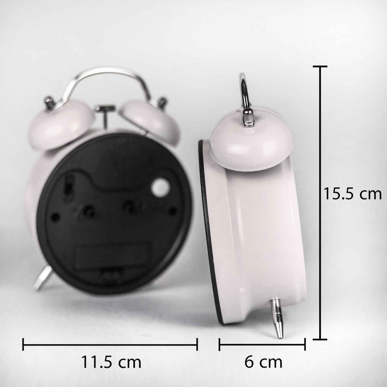 Thumbnail 5: ساعة منبه توأم، أجواء كورومي — أظرف ساعة على مكتبك