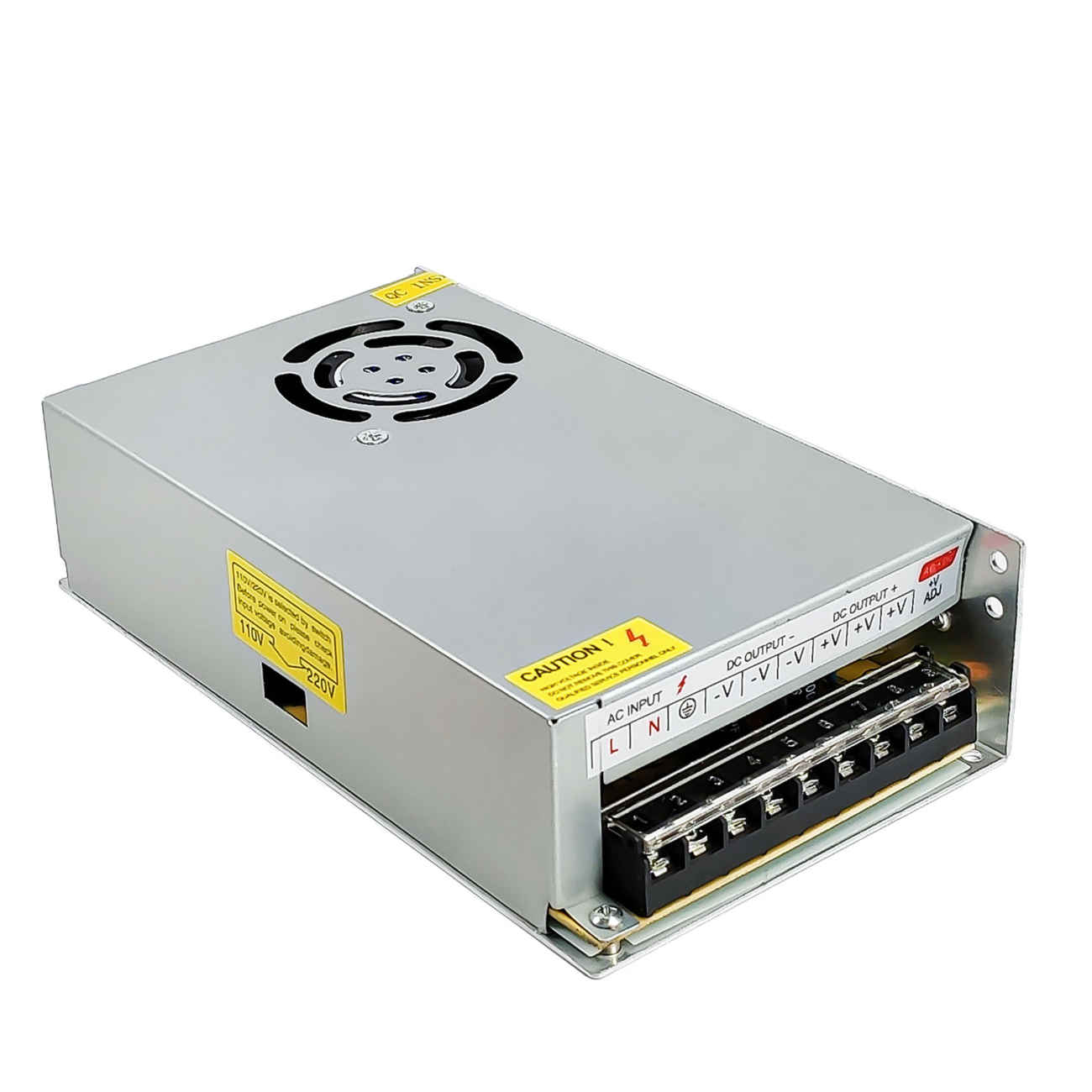 مزوّد طاقة 12 فولت، 20 أمبير نموذج S-240-12 – محوّل DC مستقر وعالي القدرة مع فلتر EMI ومروحة تبريد