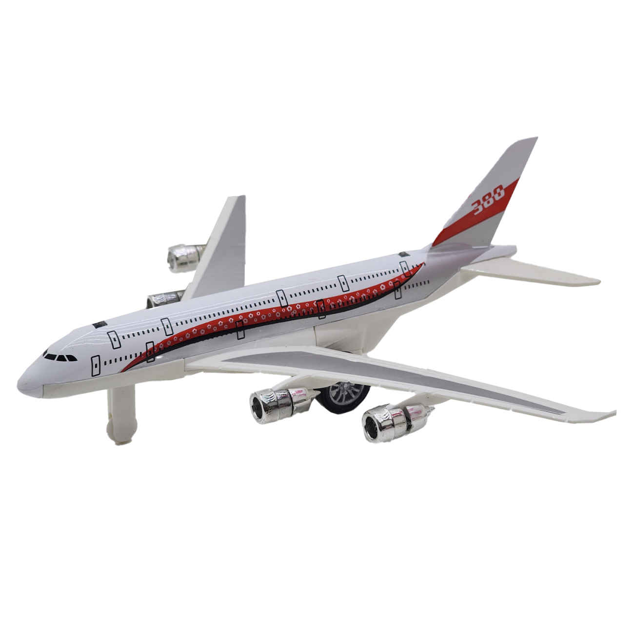 طائرة لعبة RC 380 – هيكل متين من المعدن والبلاستيك مع حركة سلسة تعمل بواسطة بطاريات AA
