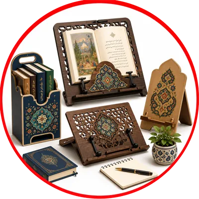 حوامل ورفوف الكتب